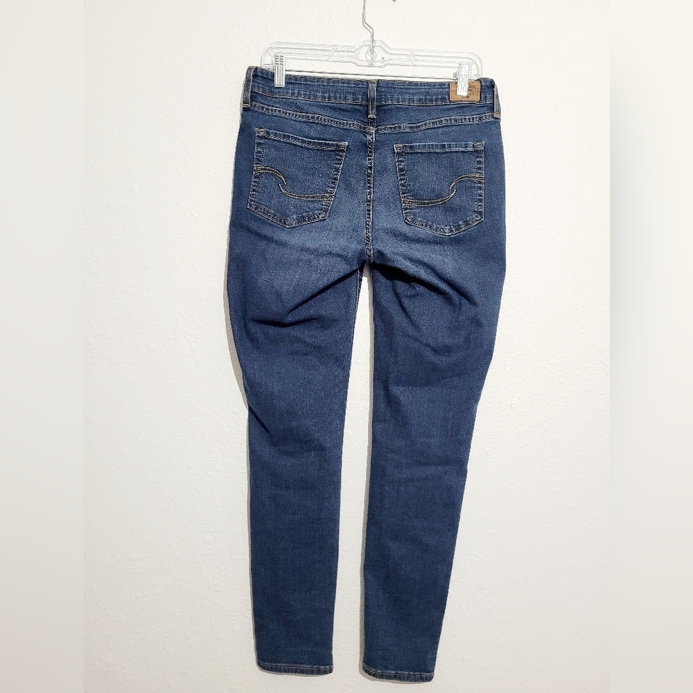 Levi's Baby Bump Skinny Maternity Jeans Size Medium Blue Stretch - Picture 3 of 14